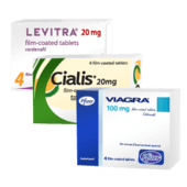 Viagra, Cialis, Levitra - Original Testpakete